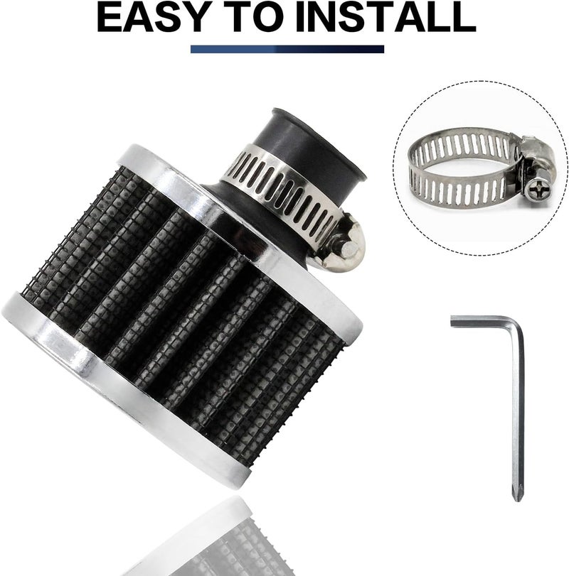 KTUMININV 212cc Air Filter Valve Cover Breather Filter for Predator 196cc 6.5hp Coleman CT200U BT200X CT200U-EX Baja Warrior MB200 GX160 GX200 Mini Bike Go kart Performance Parts - Image 4